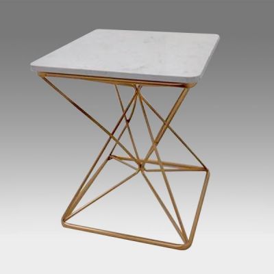 Image of Carrera Marble Square Accent Table